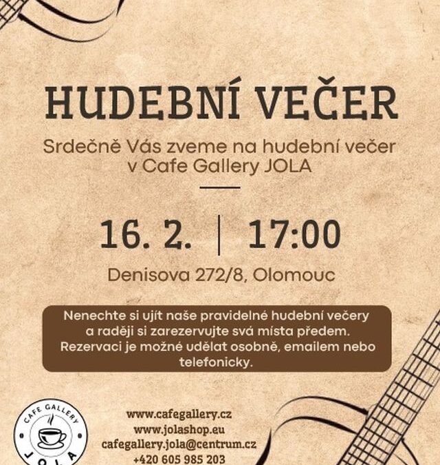 HUDEBNÍ VEČER