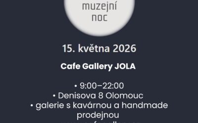 Muzejní noc 2026 v Cafe Gallery JOLA